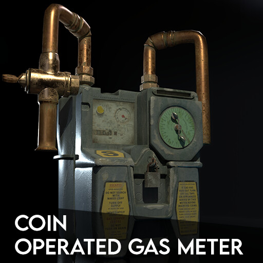 Coin Operated Gas Meter