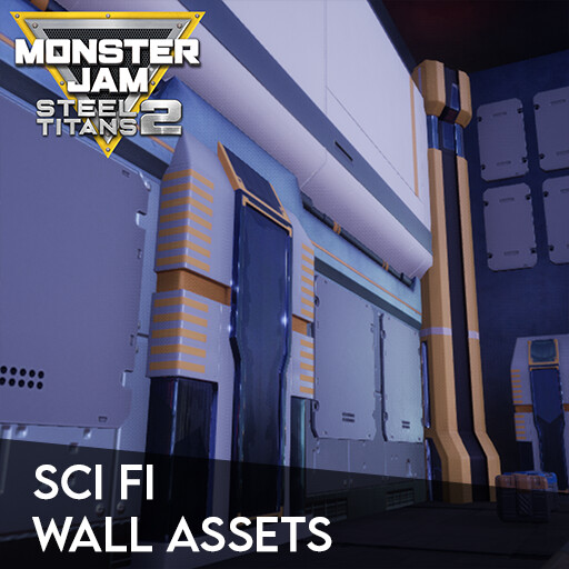 Scifi Wall Assets